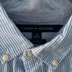 Mens Large tommy Hifiger dress shirt
